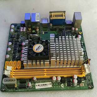 捷波NC63P-330-LF ITX迷你工控板 集成CPU DDR2内存 全固态集成板