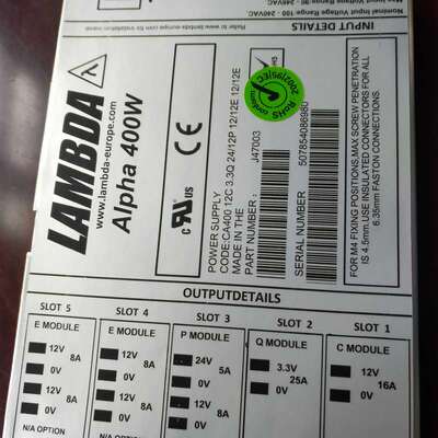 Alpha 400W电源CA400 12C 3.3Q 24/12P 12/12E 12/12E J47003议价