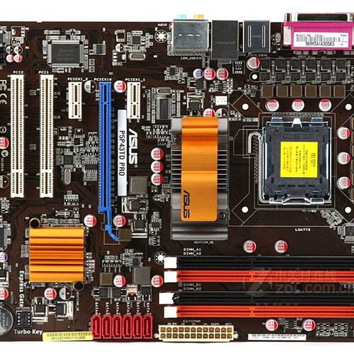 没上过机 P5P43TD PRO 775 主板 大板 P43 DDR3议价
