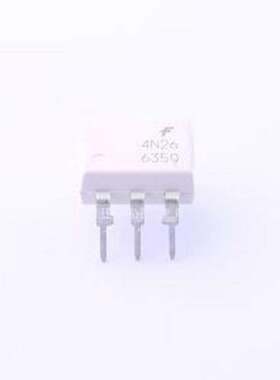 4N26M 晶体管输出光耦 DC输入 隔离电压(rms):4170V DIP-6