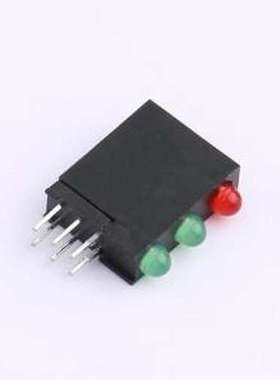 MHK33153EGGBTD 发光二极管/LED LED货套三胞胎HOUSING超高亮红、