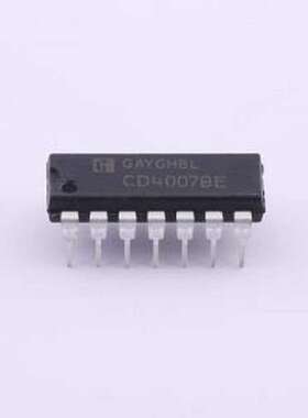 CD4007BE 反相器 CMOS 双路互补对以及逆变器 DIP-14