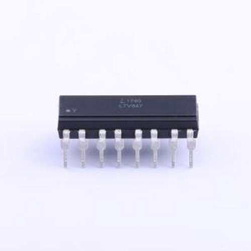 LTV-847 晶体管输出光耦 DC输入 隔离电压(rms):5000V DIP-16