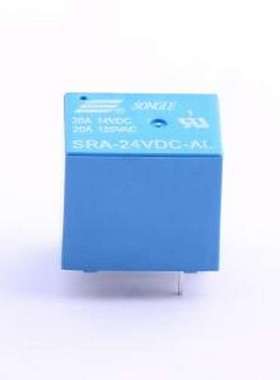 SRA-24VDC-AL 蓝色 功率继电器 蓝色 插件,12.4x16mm