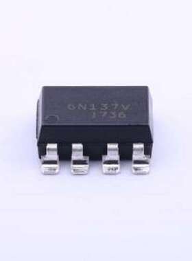 6N137VSMT/R 逻辑输出光耦 DC输入 1通道 SOP-8-2.54mm