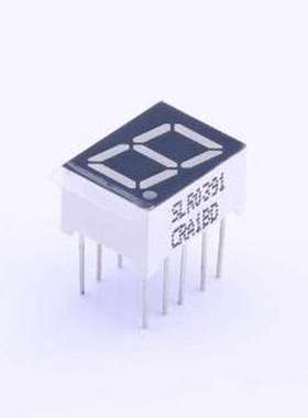 SLR0391CRA1BD LED数码管 1位0.39英寸红色数码管 共阳极 插件