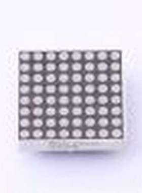 SZ421288N/64 LED点阵屏 8x8位共阴极红色LED点阵 插件