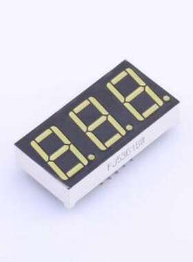 FJ5361BW LED数码管 3位0.56英寸 白光共阳 数码管 插件