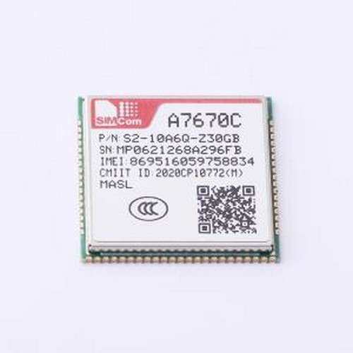 A7670C-MASL 2G/3G/4G/5G模块 A7670C-MASL SMD,24x24mm