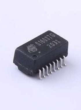 S16037G 网口变压器 S16037G SMD-16P,12.8x6.9mm