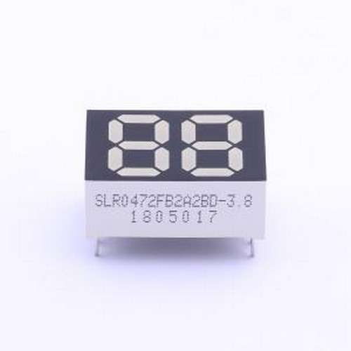 SLR0472FB2A2BD-3.8 LED数码管 2位0.47英寸蓝色数码管 共阳极 插