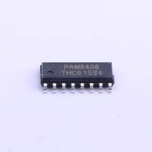 PAM8406DR 音频功率放大器 5W立体声D, AB类音频功率放大器 SOIC-