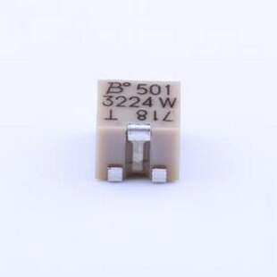 3224W-1-501E 可调电阻/电位器 500Ω ±10% SMD-3P,4.8x3.5mm