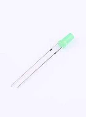 LWR3LPG6D127G 发光二极管/LED 3mm翠绿色圆柱形,工业级 插件,D=3