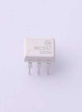 MOC3063VM 可控硅输出光耦 双向可控硅 有过零电路 1通道 DIP-6