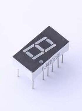 FJ4102BH LED数码管 1位0.4英寸共阳红光 3、14公共脚 左右脚 数