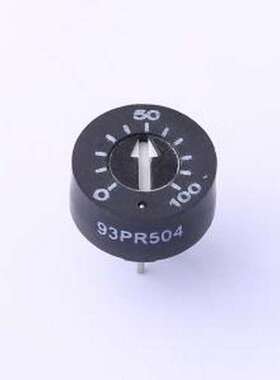 93PR-1-504 可调电阻/电位器 500kΩ ±10% 插件