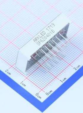 SP620401B LED数码管 3位0.4英寸蓝色数码管 共阴极 插件