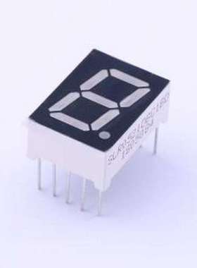 SLR0521DBC1BD LED数码管 1位0.52英寸蓝色数码管 共阴极 插件
