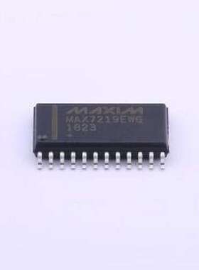 MAX7219EWG+T 数码管驱动 MAX7219EWG+T SOIC-24-300mil