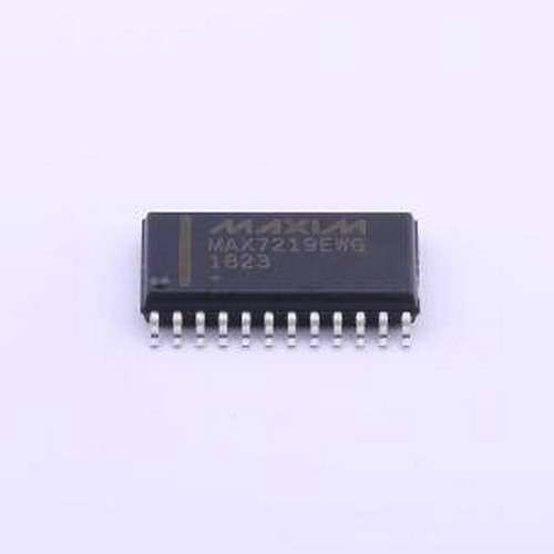 MAX7219EWG+T 数码管驱动 MAX7219EWG+T SOIC-24-300mil
