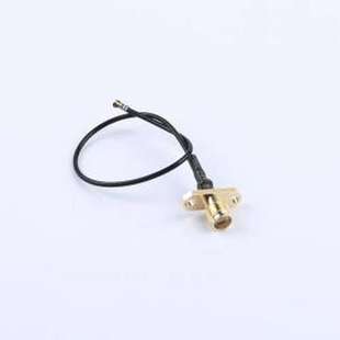 FL2SMAK 射频连接线 IPEX4 B140 双孔法兰SMA母头转四 RG1.37