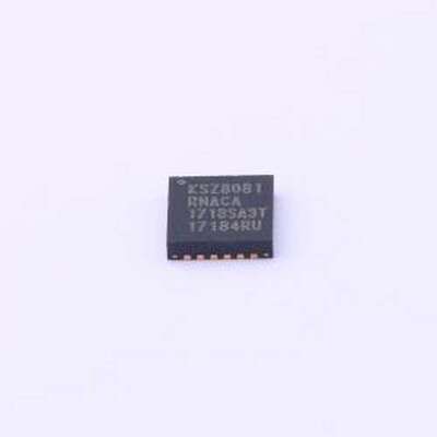 KSZ8081RNACA-TR 以太网收发器 KSZ8081RNACA-TR QFN-24-EP(4x4)