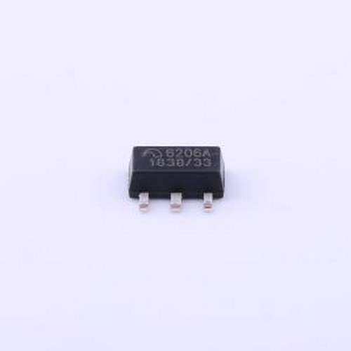 ME6206A33PG 线性稳压器(LDO) 输入6V 输出3.3V 300mA SOT-89-3