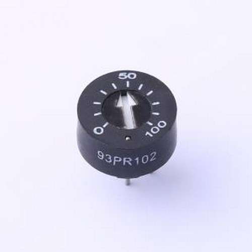 93PR-1-102 可调电阻/电位器 1kΩ ±10% 插件