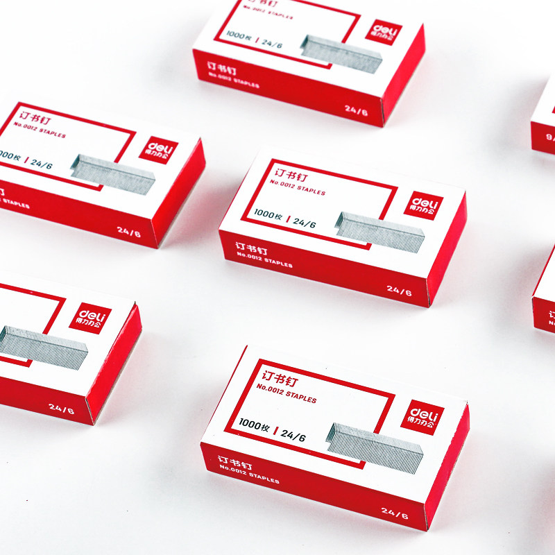 DELI 0012 스테이플러 24|6 유니버설 스테이플러 스테이플러 NO. 12 사무용 학습 및 사무용 스테이플러