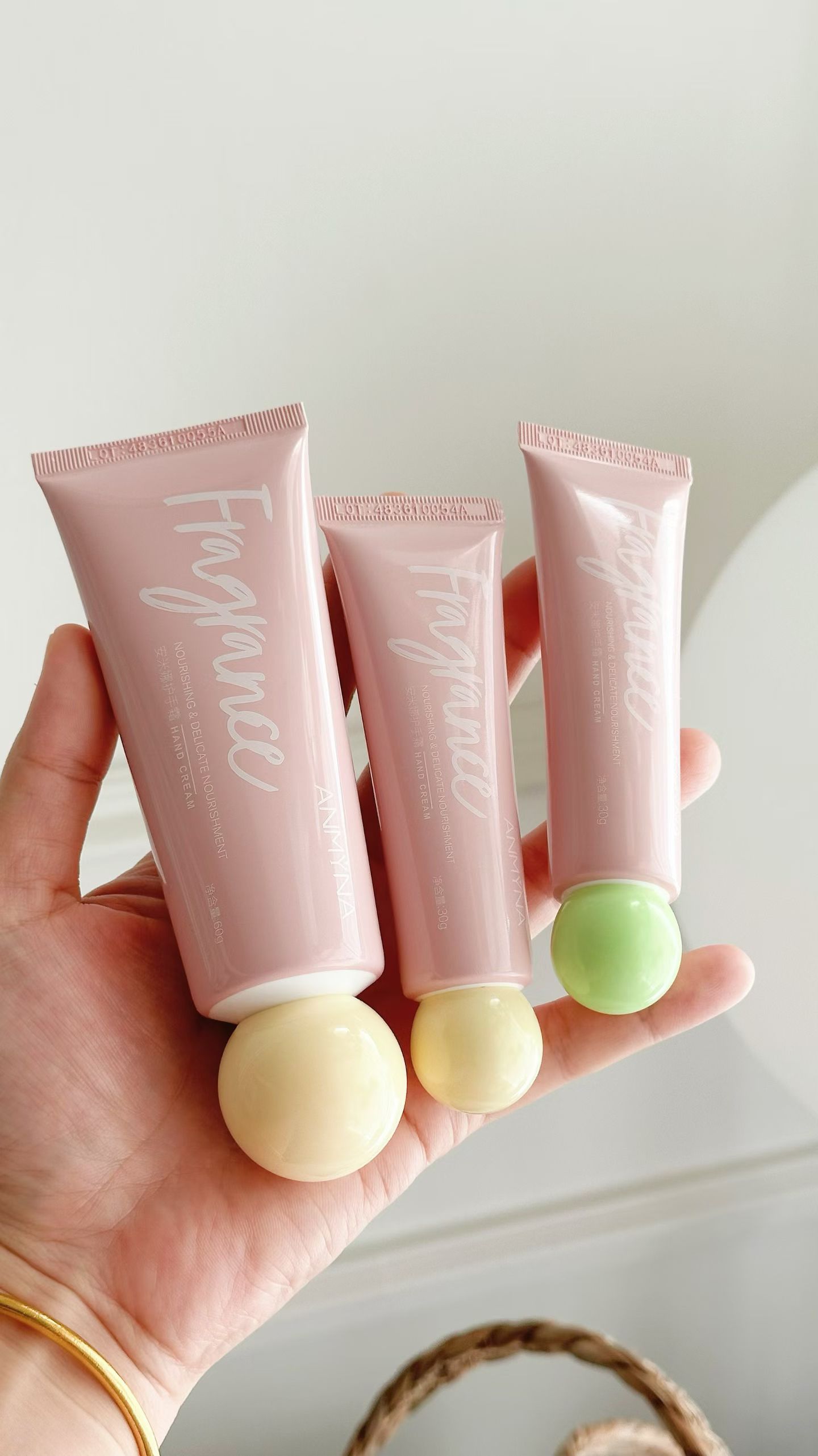 ANMYNA安米娜护手霜升级滋养无油抚平细纹润泽滋润包邮送礼品正品