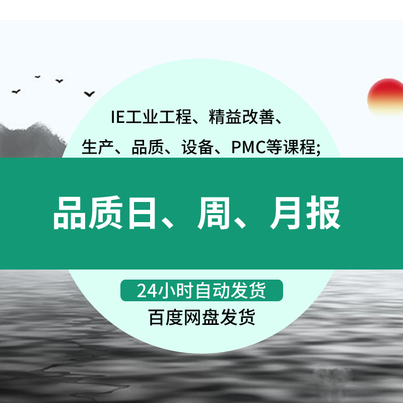 日周月报品质管理培训教程工厂现场日报周报案例报表PPT模板资料