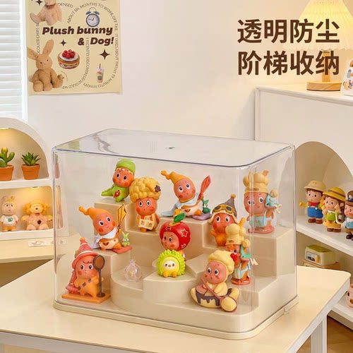星星人创意泡泡玛特收纳展柜