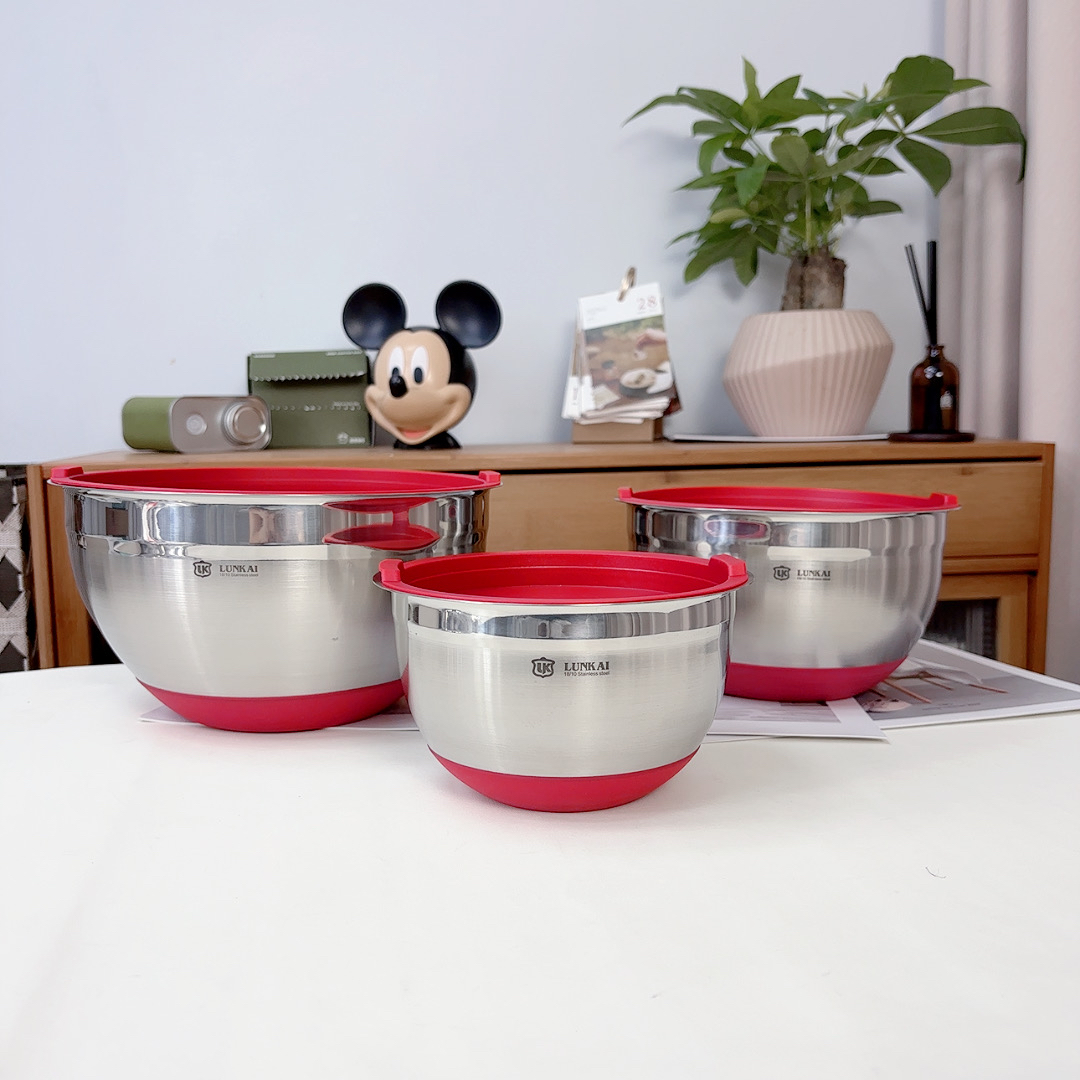 出口德国304不锈钢加厚料理盆