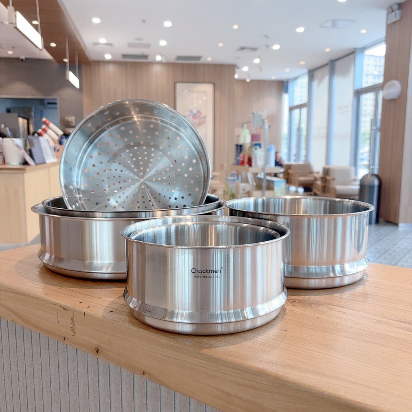 18/10不锈钢蒸笼蒸屉蒸架蒸格