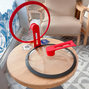 硅胶锅盖家用炒菜锅炒锅高温锅盖通用可立透明锅盖玻璃盖24-32cm