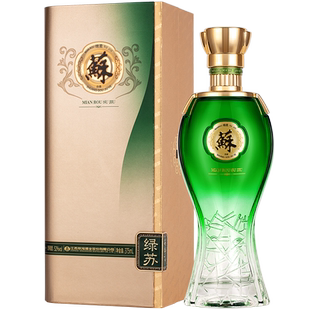 【酒厂直营】苏酒绿苏52度375mL浓香高端白酒商务宴请双沟旗舰店