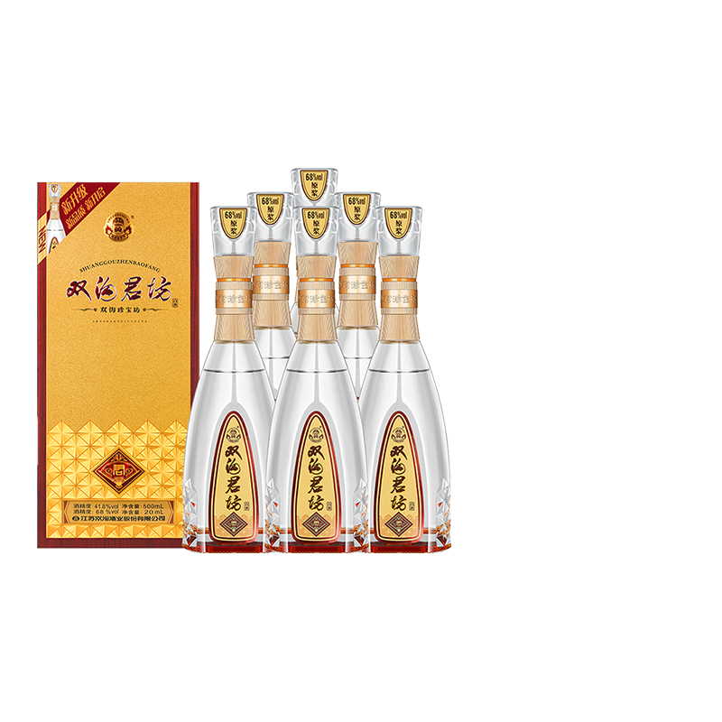 双沟珍宝坊君坊整箱白酒官方直营