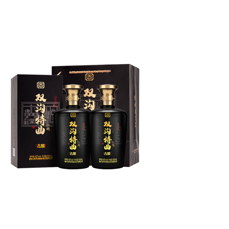 【酒厂直营】双沟特曲古酿42度500mL*2瓶大曲浓香纯粮白酒旗舰店