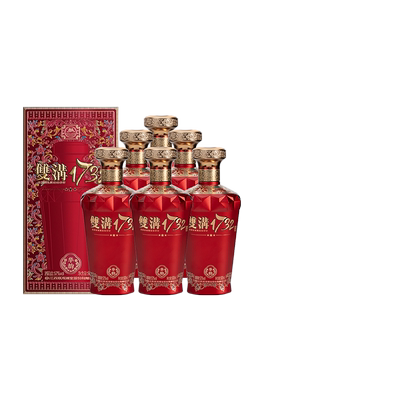 双沟1732 华韵 52度500ml 浓香型白酒 单瓶纯粮食酒 婚宴用酒