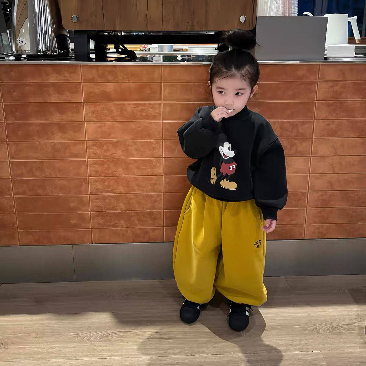 女童秋冬休闲套装韩版儿童可爱加绒加厚卡通卫衣裤子两件套冬装,童装/婴儿装/亲子装,裤子,淘宝优惠券,粉丝福利购,淘宝优惠卷