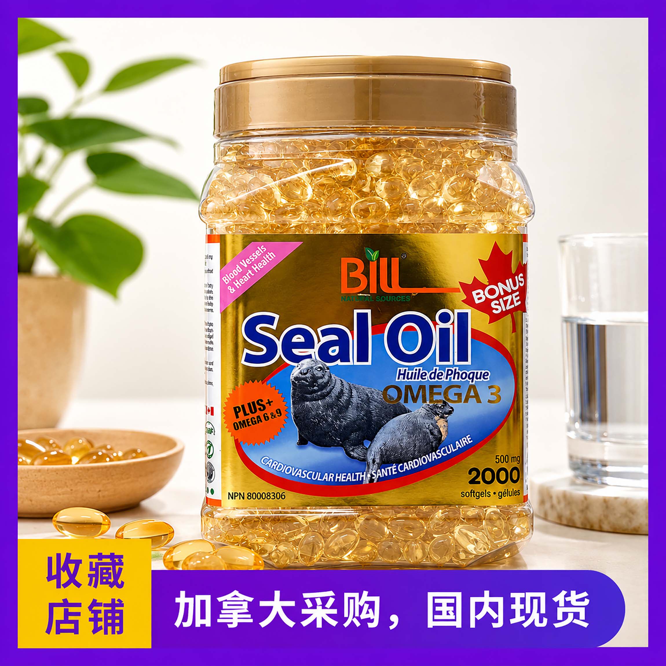 加拿大bill北极海豹油保健品
