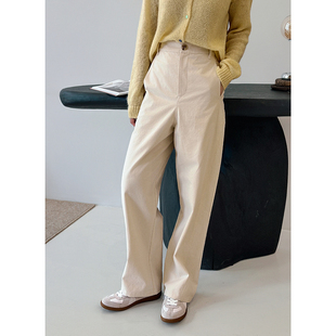 【双十一】冷淡系修腿神器镰刀裤女显瘦显高垂感百搭直筒微喇通勤