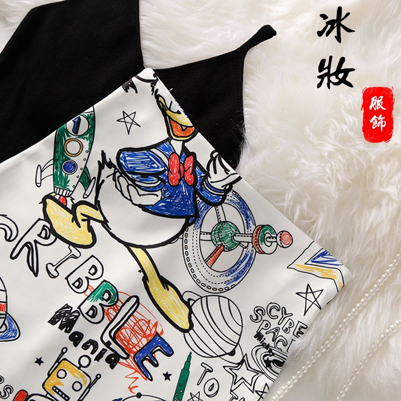 高腰包臀显瘦卡通印花半身裙子中长款一步春夏季女2019新款大码潮|ruв категории Женская одежда, юбка - от Buy2taobao.com для оказания профессиональной услуги покупки агента Taobao