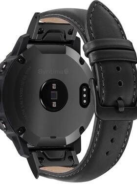适用garmin佳明tactix8泰铁时8AMOLED经典真皮休闲太阳能快拆表带