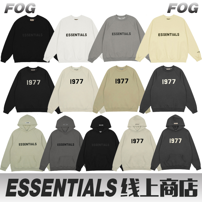 高品质ESSENTIALS圆领卫衣宽松