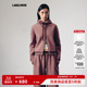 蕾虎氧气绒撞色连帽拉链卫衣百搭秋冬气质女装 AAADxLABELHOOD