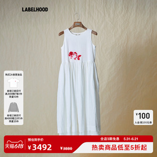 【GG in Red】蕾虎简约休闲动物鱼类连衣裙2026春夏新款女装裙子