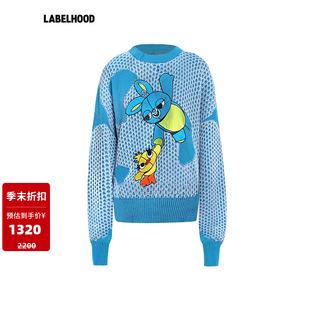 SALE 2025秋冬新款 Nan 蕾虎刺绣套头衫 女上衣 Knits