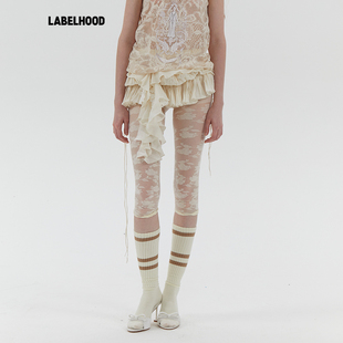 【SALE】【ASSIGNMENTS】蕾虎百搭花边流苏短裤秋冬复古女装裤子